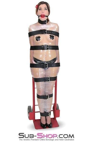 Tape Gags and Wraps 5743A      1,000 ft. Erotic Bondage Fantasy Wrap, Clear