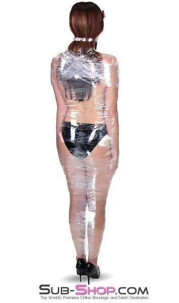 Tape Gags and Wraps 5743A      1,000 ft. Erotic Bondage Fantasy Wrap, Clear