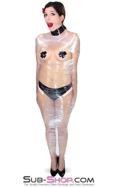 Tape Gags and Wraps 5743A      1,000 ft. Erotic Bondage Fantasy Wrap, Clear