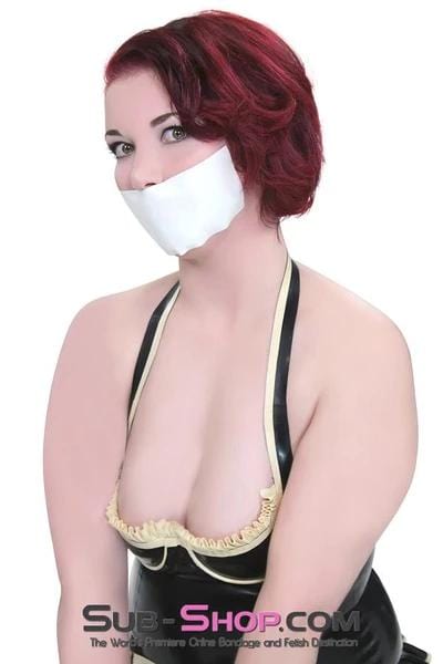 Tape Gags and Wraps 7768A      Microfoam Hypoallergenic Gag Tape, 3"