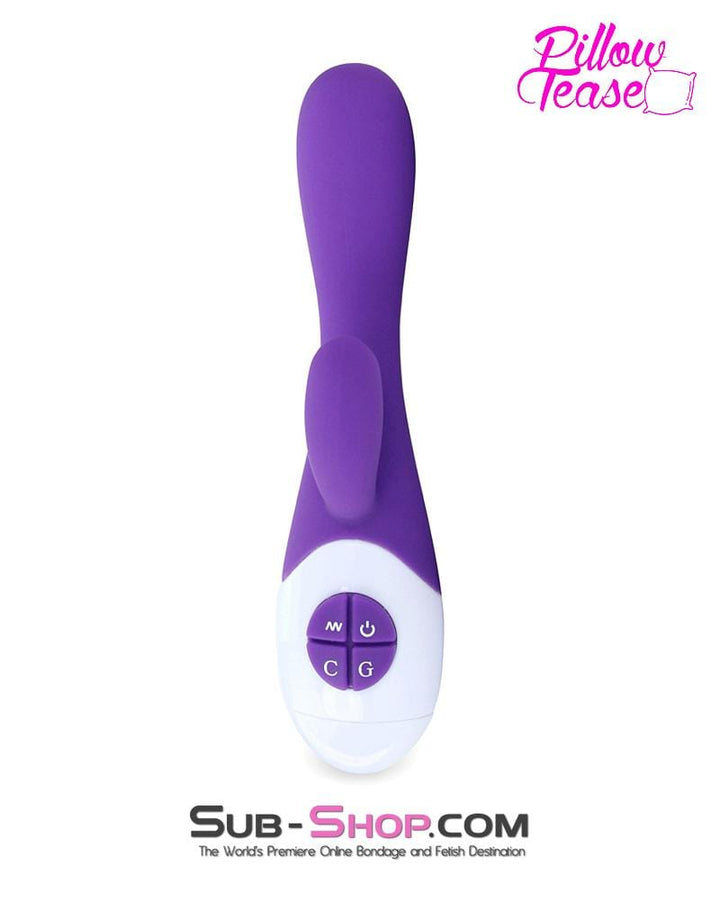 Vibrators 0653E      10-Function Silicone G-Spot Vibe with Separate G-Spot and Clitoral Vibration Motors