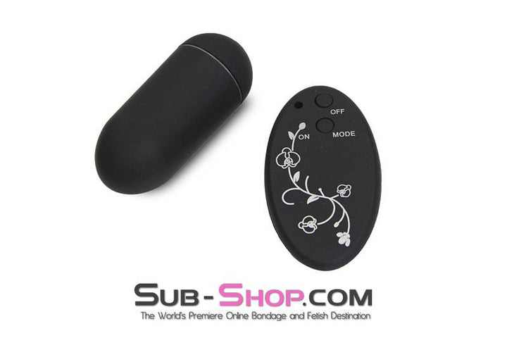 Vibrators 1472M      Black Multi-Modal Remote Control Vibrating Egg