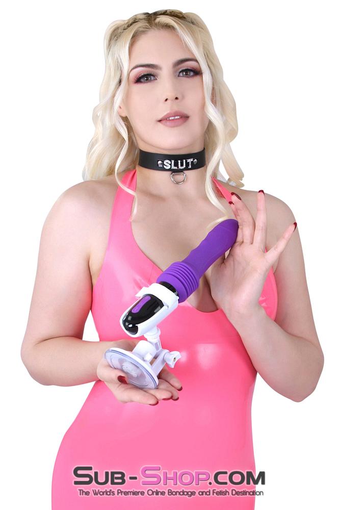 Vibrators 7882M      Rechargeable Thrusting Cordless Vibrating Dildo with Tilting Suction Cup Stand