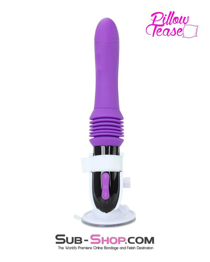 Vibrators 7882M      Rechargeable Thrusting Cordless Vibrating Dildo with Tilting Suction Cup Stand