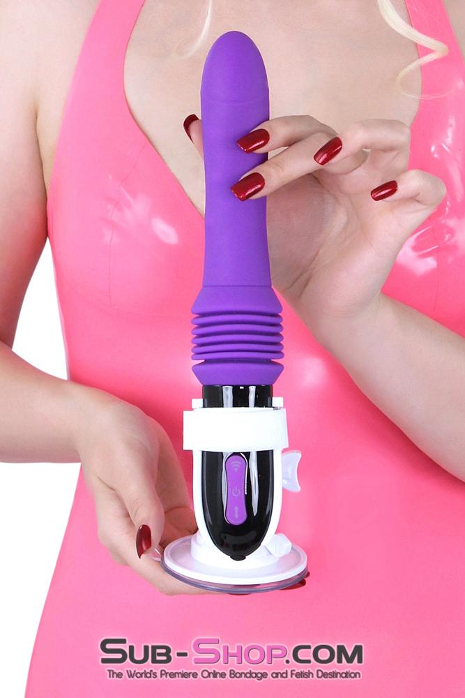 Vibrators 7882M      Rechargeable Thrusting Cordless Vibrating Dildo with Tilting Suction Cup Stand