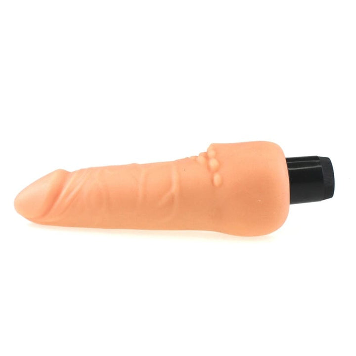 Vibrators 9854M      6.7” Slim Realistic Vibrator with Nubby Base