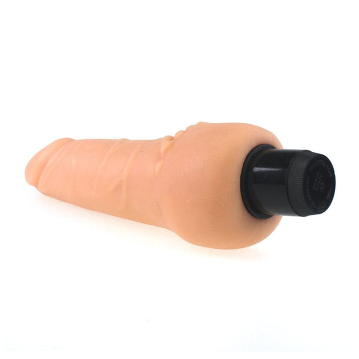 Vibrators 9854M      6.7” Slim Realistic Vibrator with Nubby Base