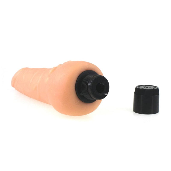 Vibrators 9854M      6.7” Slim Realistic Vibrator with Nubby Base