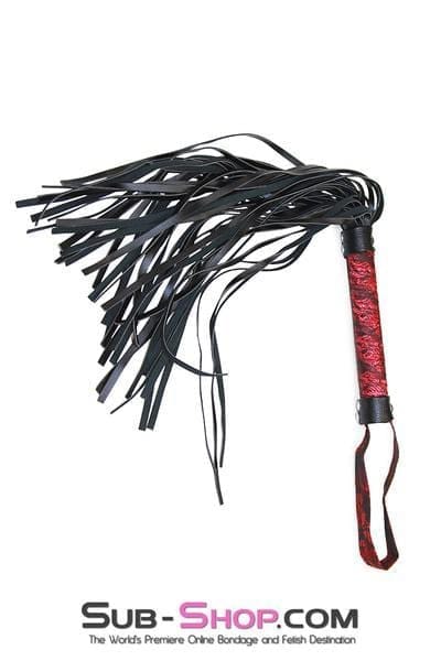 Whip 4793RS      Brocade Lace 17” Mistress Whip