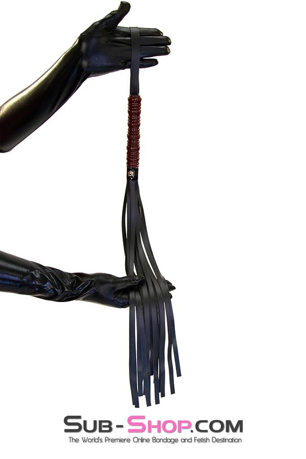 Whip 9032DL      To The Woodshed Wooden Handle 25" Flogger Whip