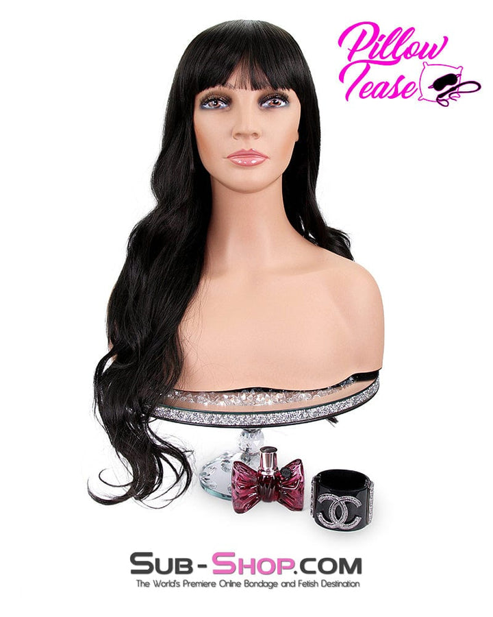 Wig 9958AE      Ashley 26" Black Curly Wig