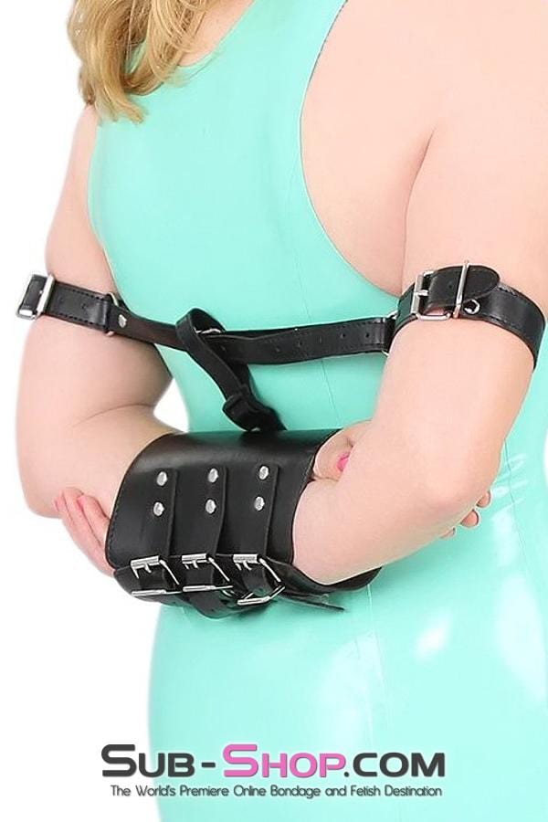 Wrist and Ankle Bondage 8836HS      Tie In Wrist Muff Cuffs with attached Ankle or Elbow Cuffs Set